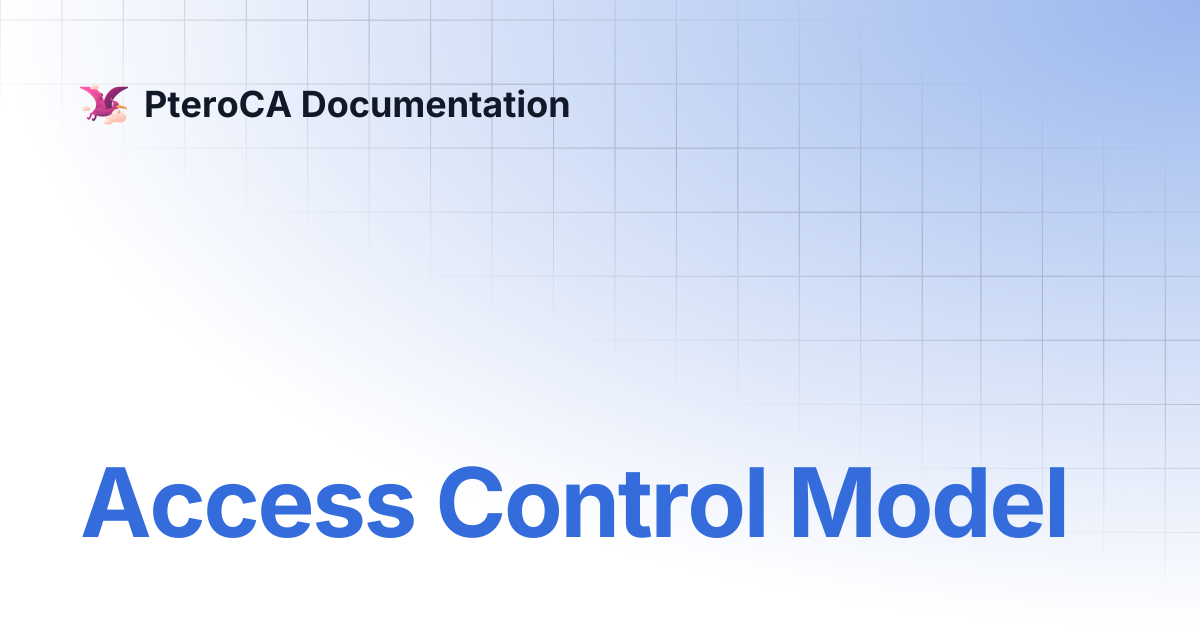 Access Control Model | PteroCA Documentation