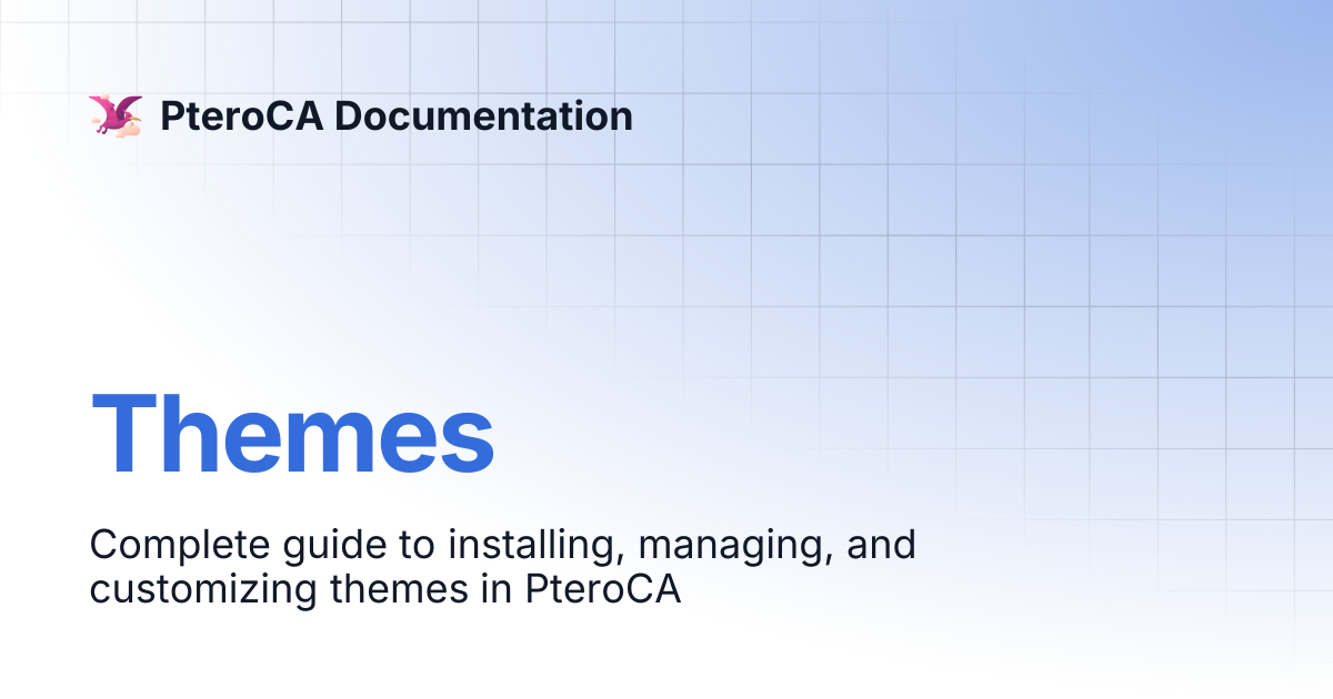 Themes | PteroCA Documentation