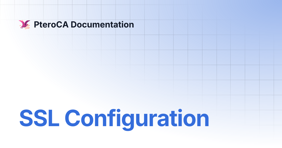 SSL Configuration | PteroCA Documentation