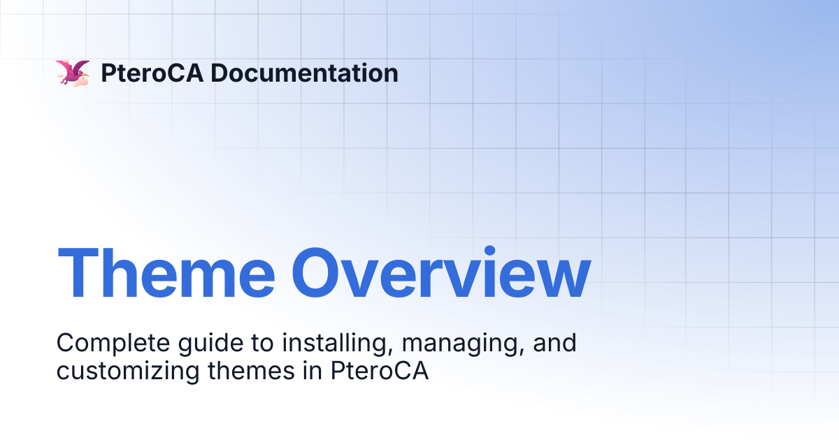 Theme Overview | PteroCA Documentation