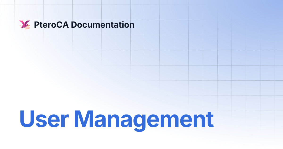 User Management | PteroCA Documentation