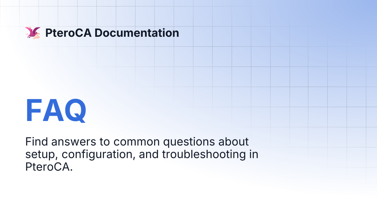 FAQ | PteroCA Documentation